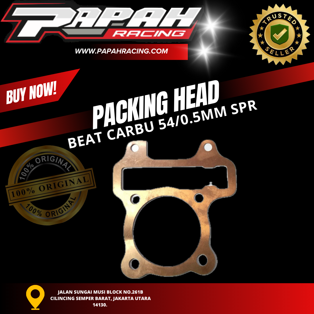PAKING HEAD BEAT CARBU 54/0.5MM SPR 